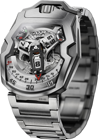 Review Fake Urwerk 200 UR-210 bracelet watch